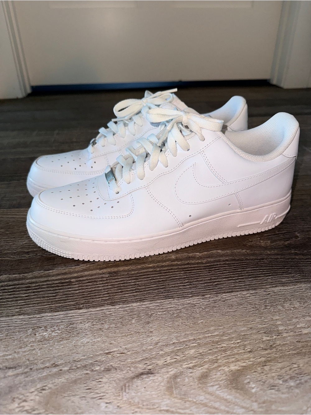 Nike All-White Air Force 1 Low Sneakers